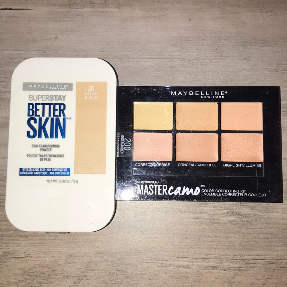 Maybelline powder and Color correcting kit